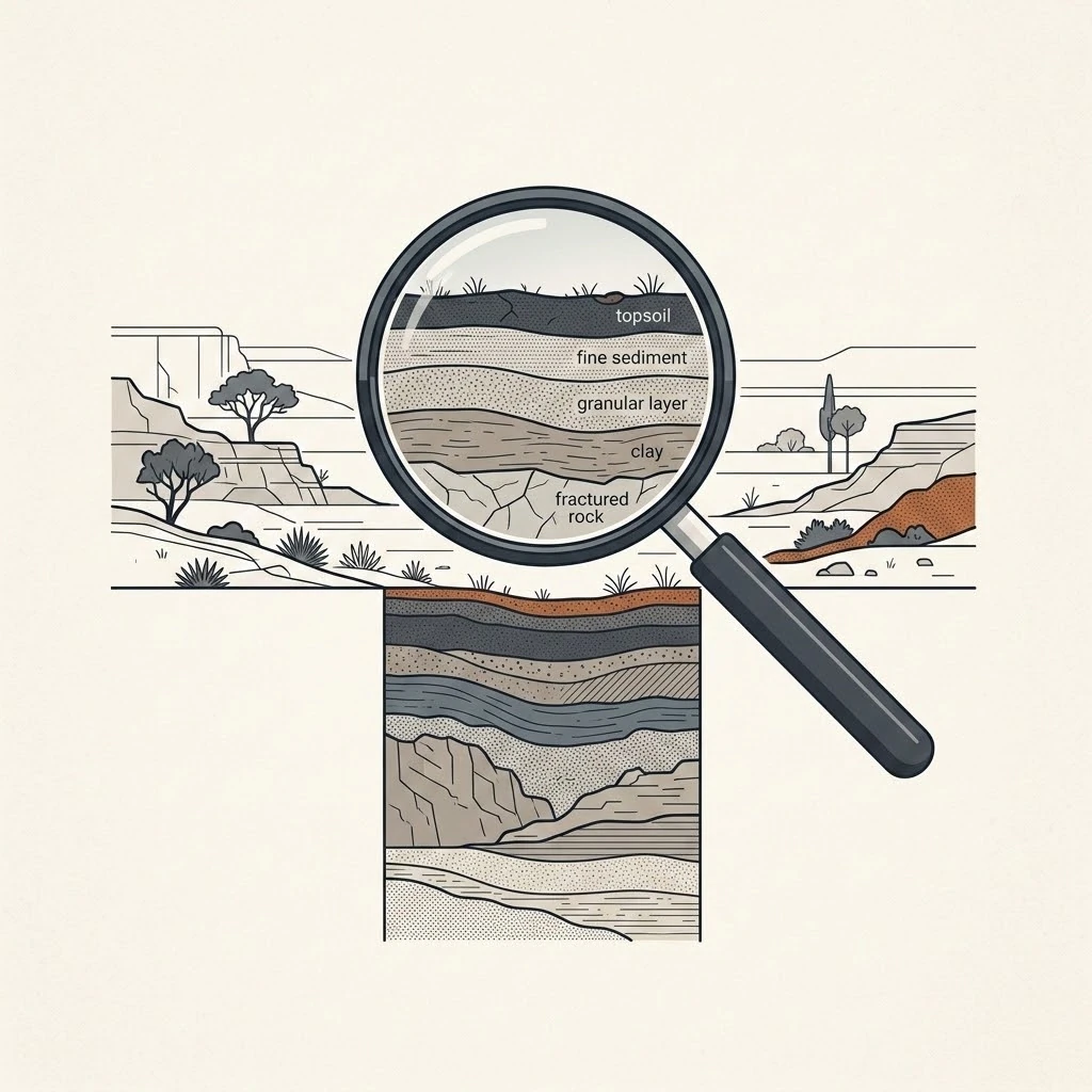 Soil assessment icon