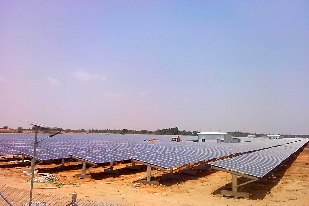 50 MW Solar Power Plant — site overview